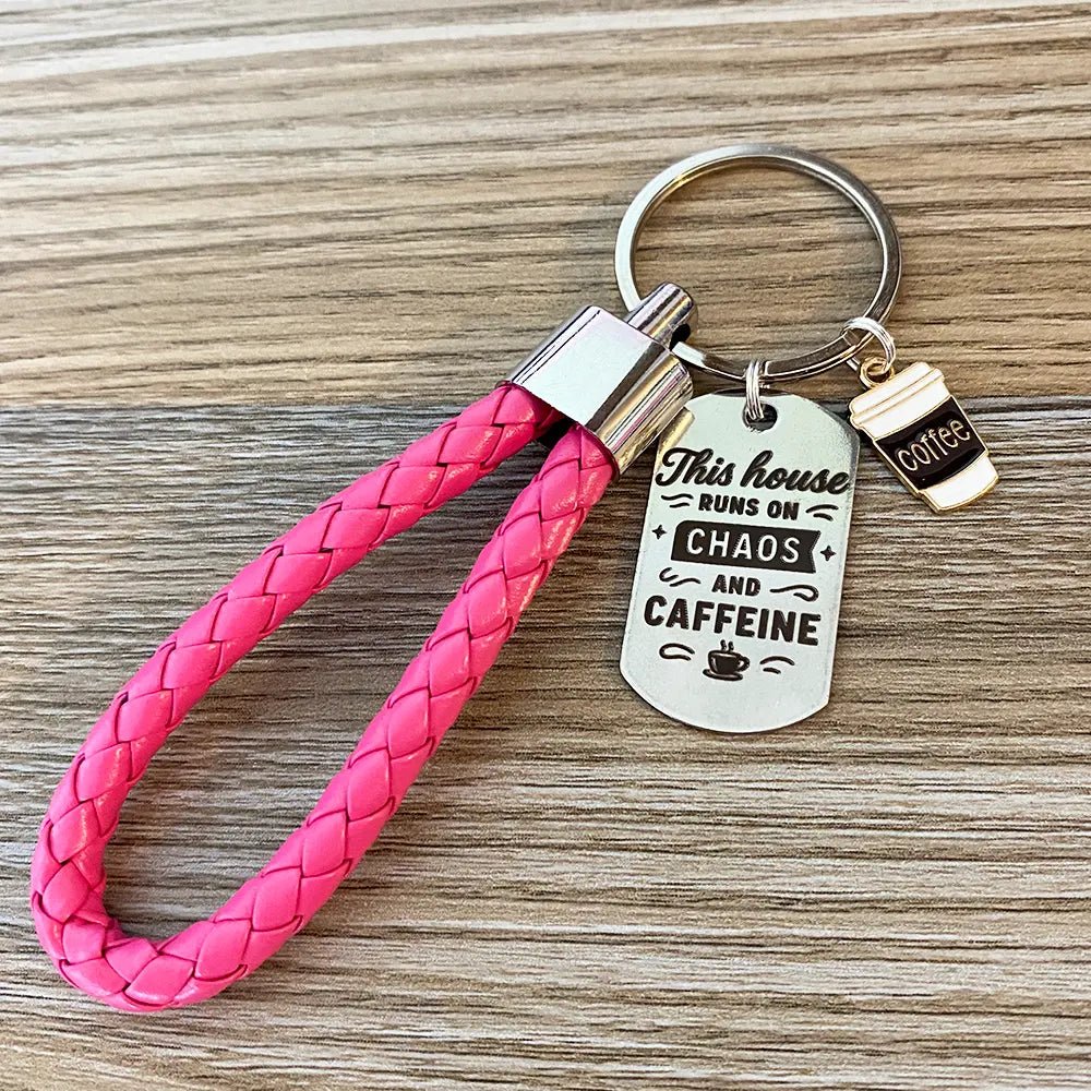 Personalised Stainless Steel Keyring - Accessories - etched
