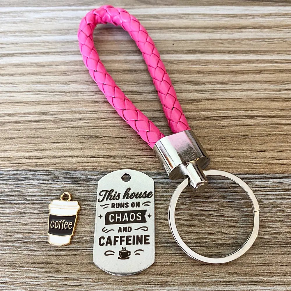 Personalised Stainless Steel Keyring - Accessories - etched